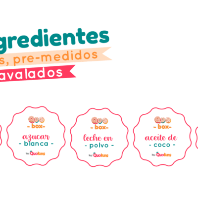 Ingredientes para cupcakes saludables en los que aprenden las estaciones del año.