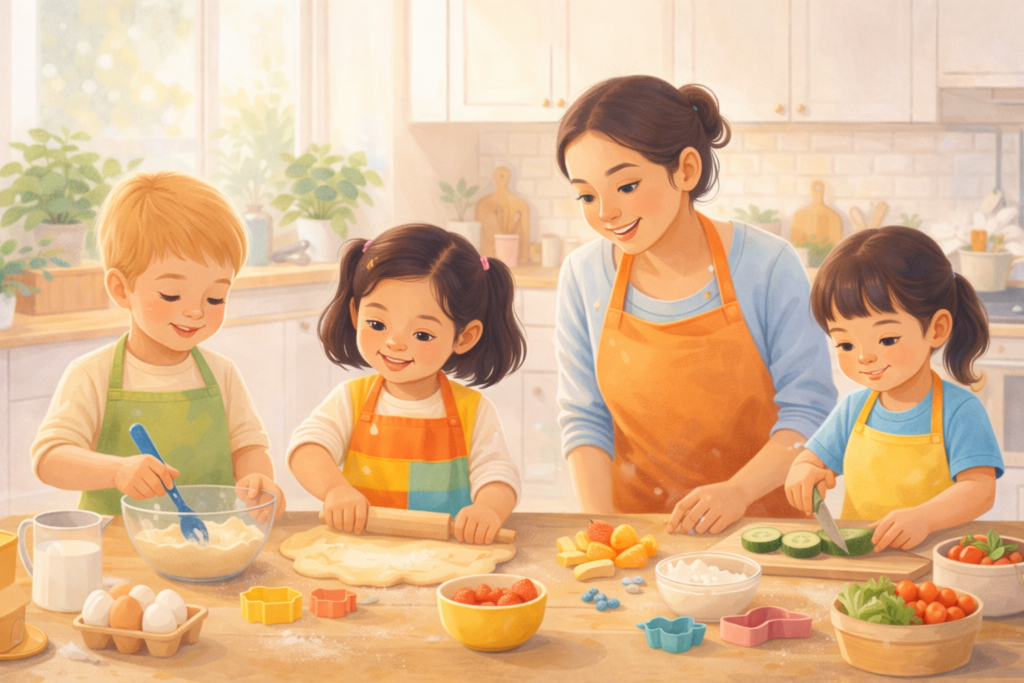 cocina Montessori para niños