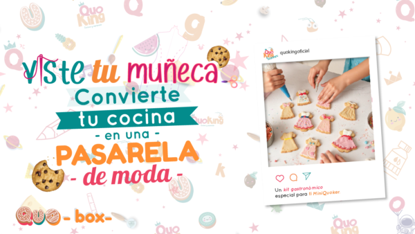 vestidos de galleta mientras aprenden sobre creatividad, diseño de modas y expresión artística.